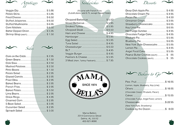 Objective: To vectorize a scanned company logo to incorporate into a fully laid out restaurant menu.